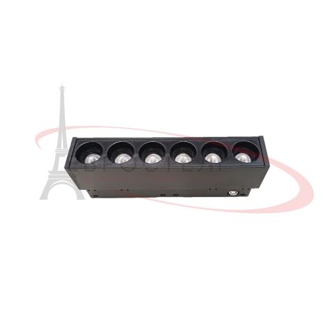 LS20-06S Світильник для магн/треку СЛАЙ ГРИЛЬ 6W 4000К