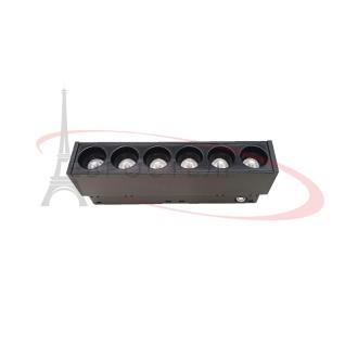LS20-06S Світильник для магн/треку СЛАЙ ГРИЛЬ 6W 4000К